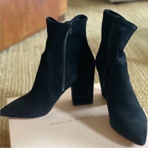Loeffler Randall Elegant Black Ankle Booties
